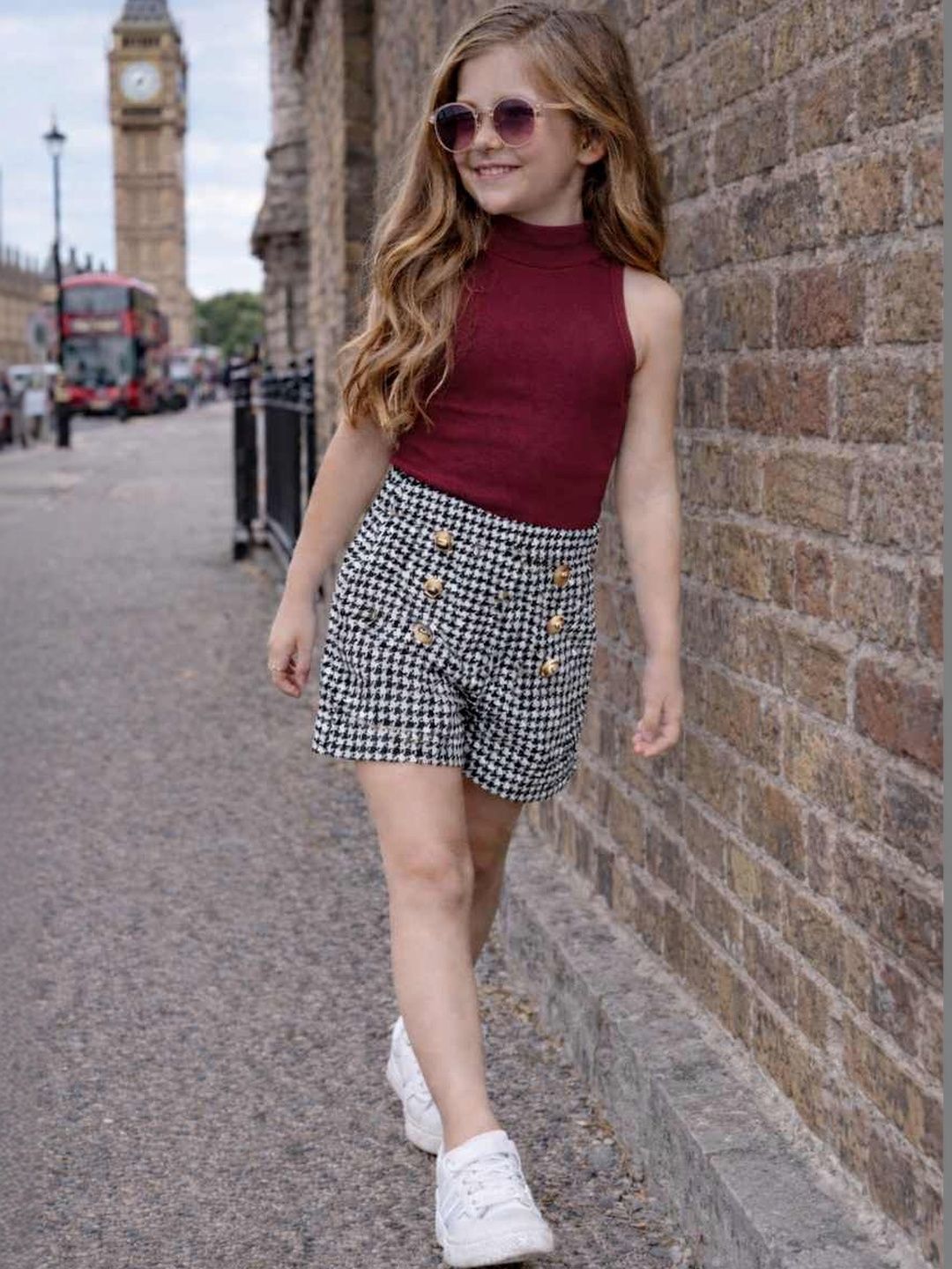 RAMIAAZ Girls Top With Shorts-image-45