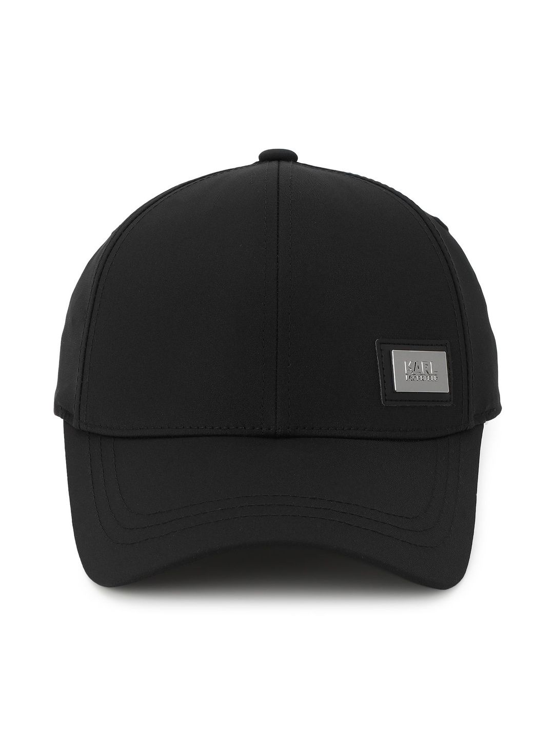 Karl Lagerfeld Men Black Branding Patch Basecap-image-26