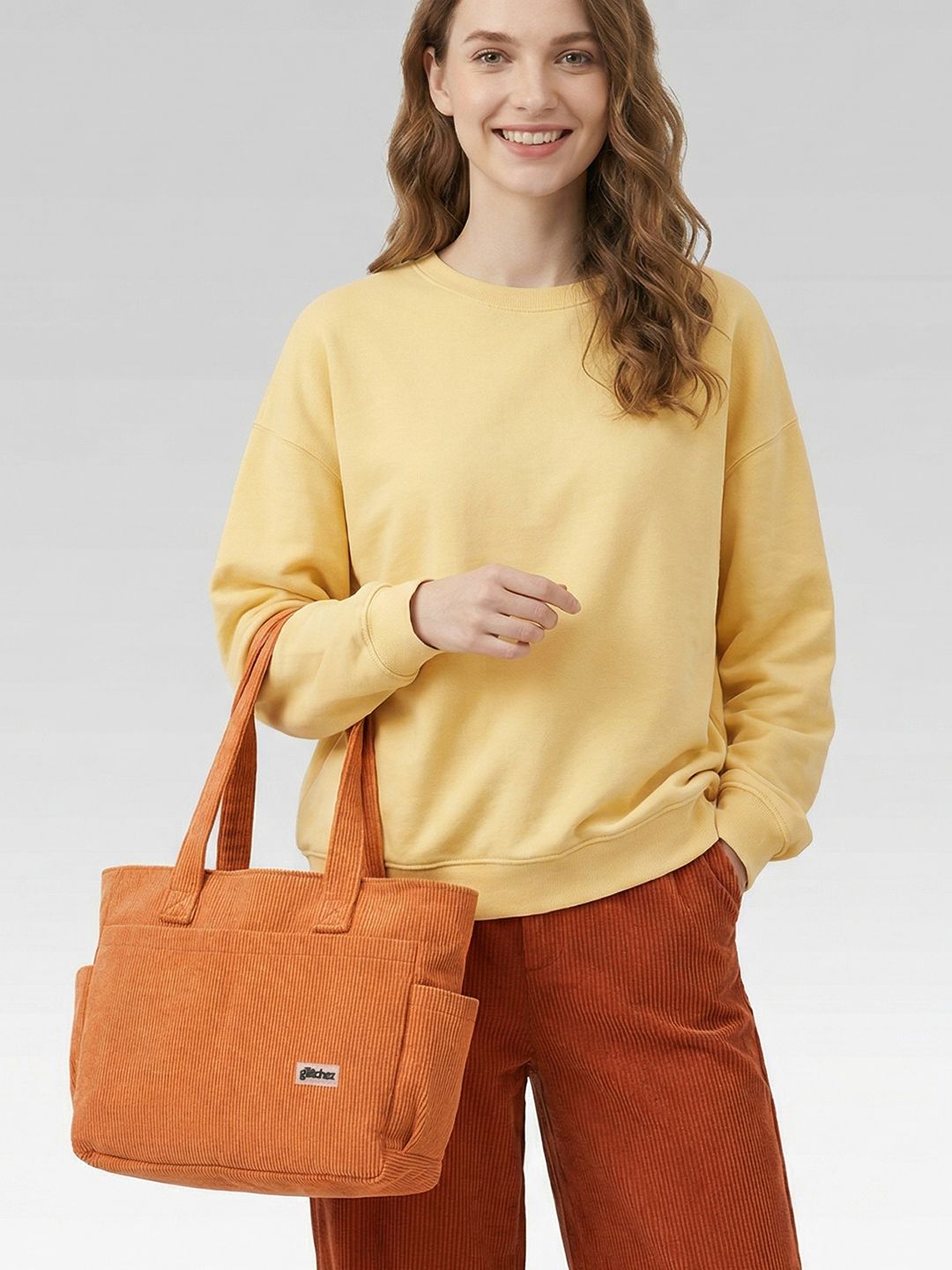 glitchez Self-Striped Oversized Shoulder Bag-picture-14