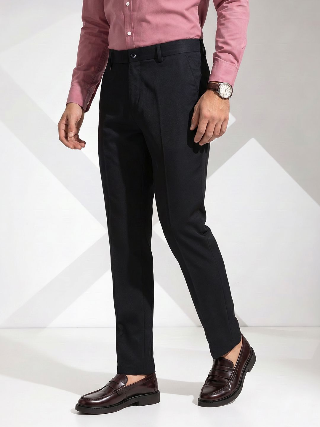 INVICTUS Men Flat-Front Formal Trouser-picture-38