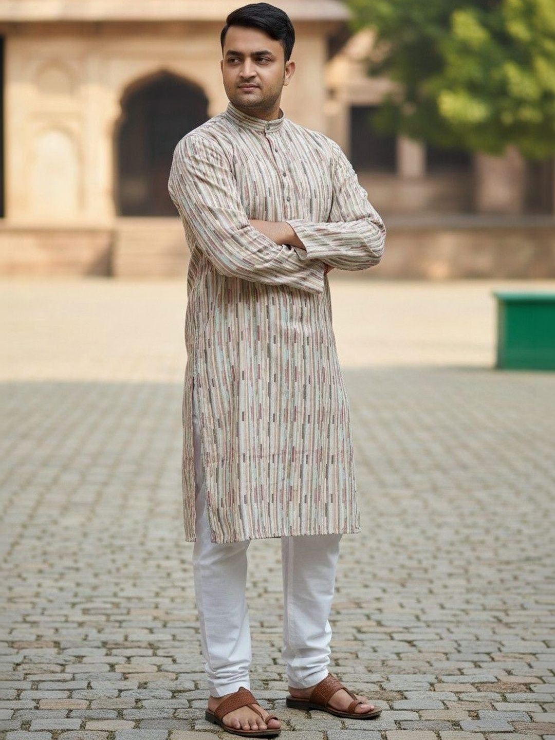 SKYWORRIX Men Printed Kurta-picture-13