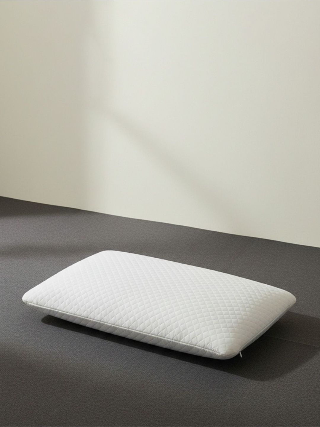 Florida White Memory Foam Filled Cotton Sleep Pillow-image-49