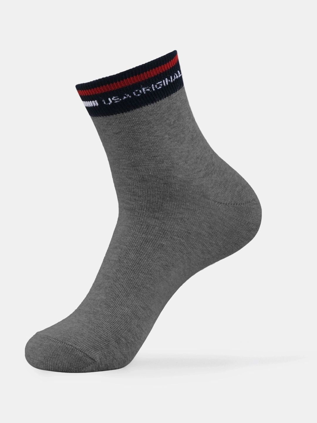Jockey Men Cotton Blend Colourblocked Ankle Length Socks-picture-31