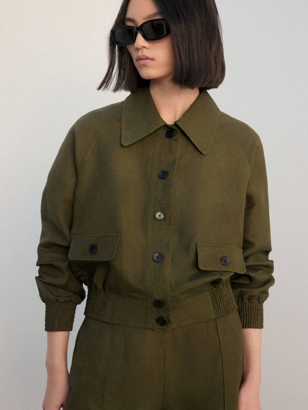 MANGO Spread Collar Tailored Jacket-picture-13