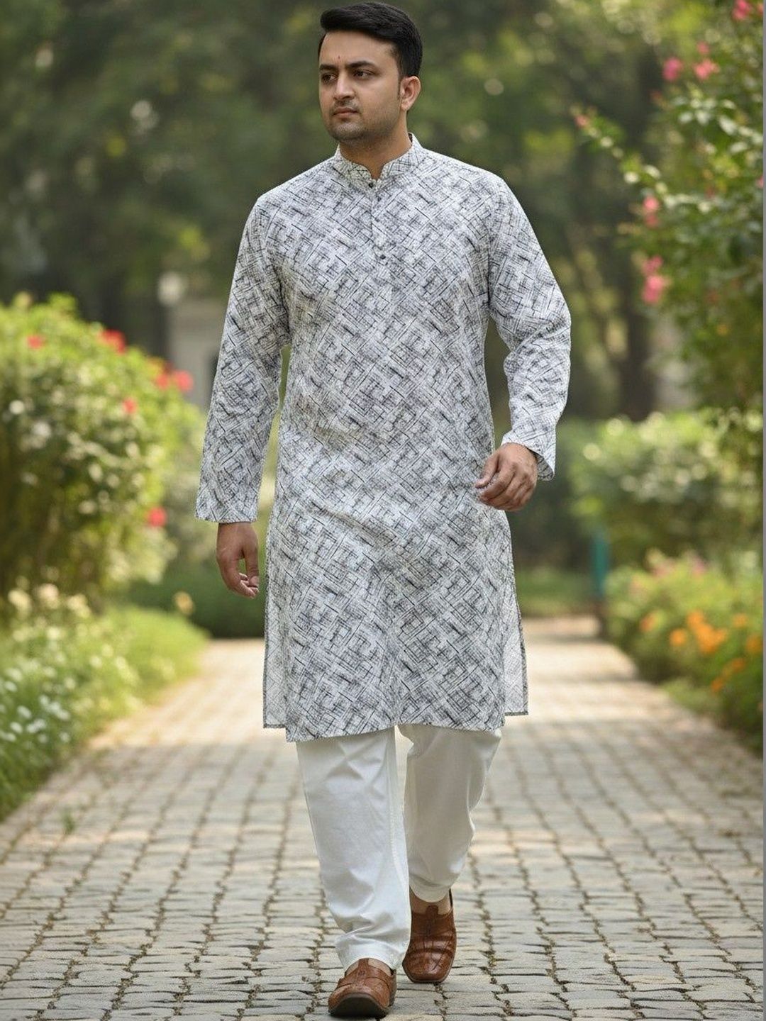 SKYWORRIX Men Printed Kurta-picture-11