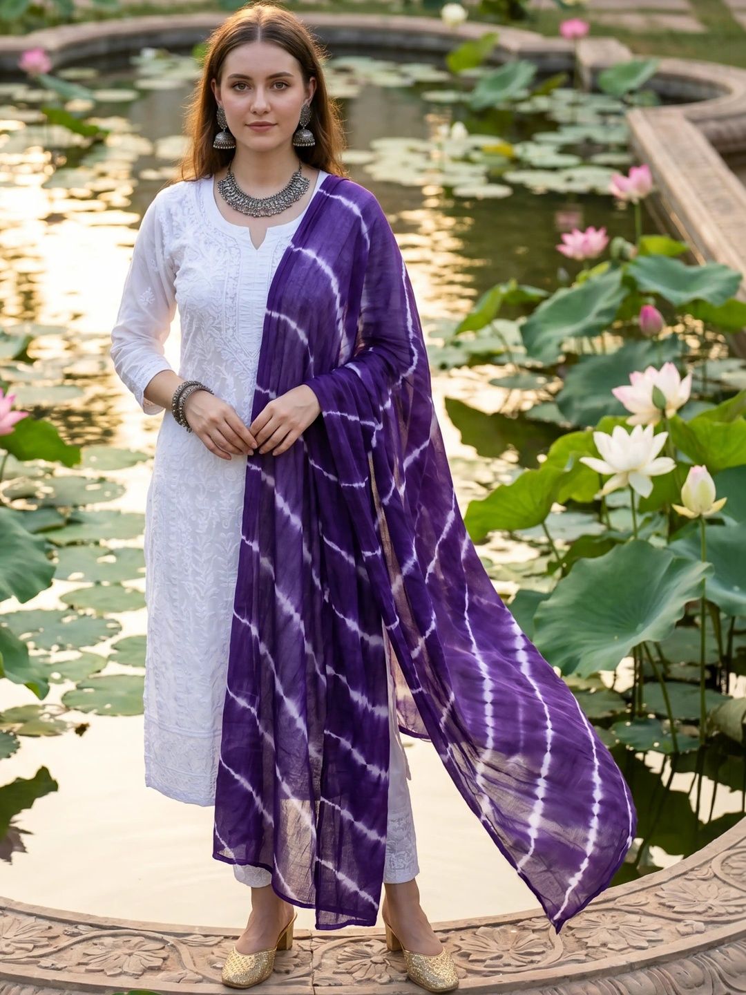 HELLA FASHIONS Dyed Dupatta-picture-18
