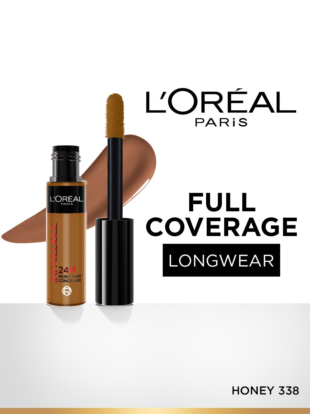 LOreal Paris Infallible 24H Full Wear More Than Concealer 11ml - Honey 338-image-38