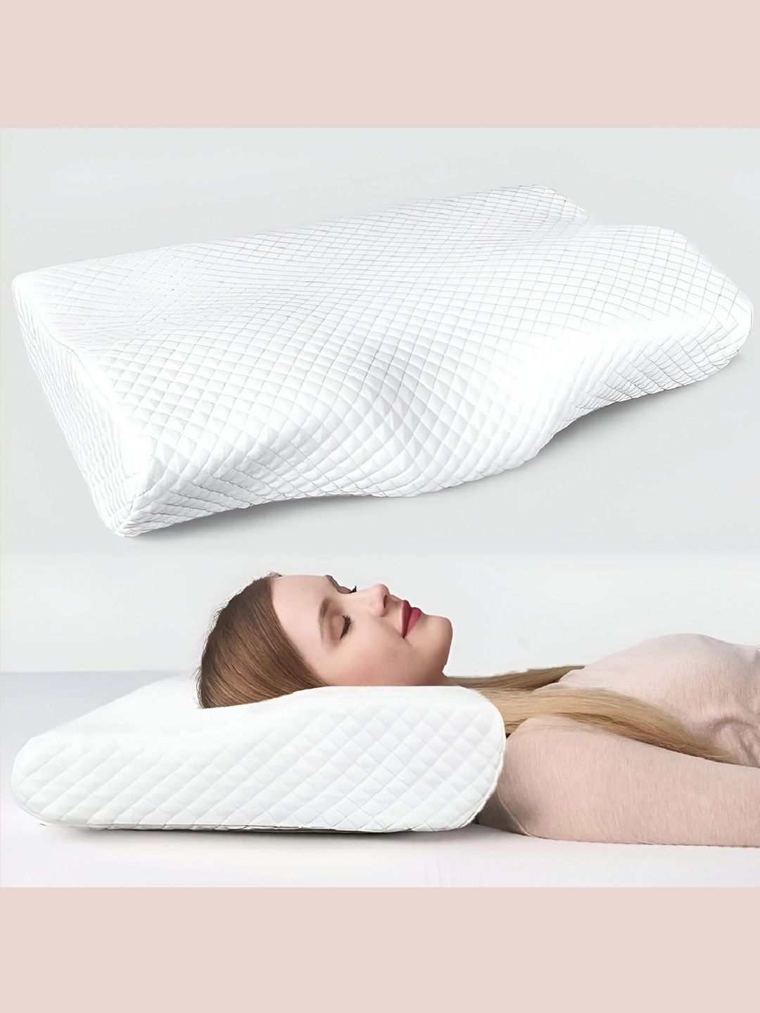MT-ZHJL White Memory Foam Filled Cotton Ultra Soft Pillow-picture-47