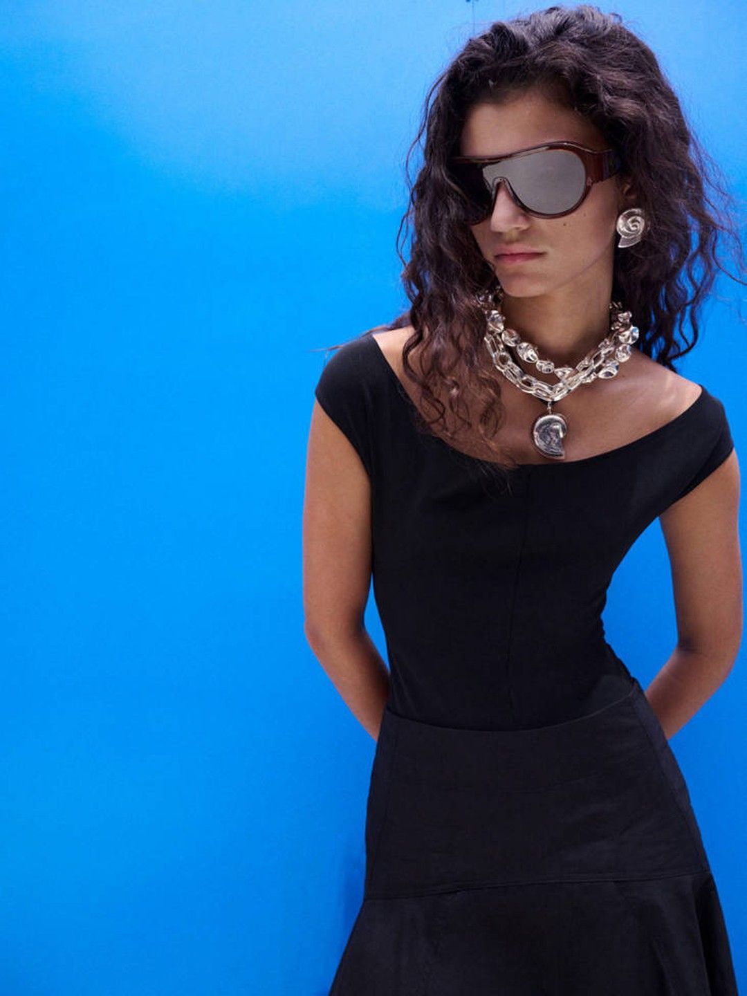 MANGO Cut-Out Detail Off-Shoulder Bodysuit-picture-11
