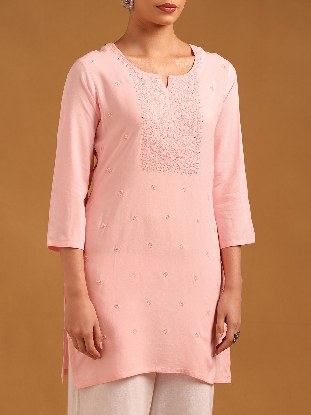 Soch Viscose Rayon Embroidered Ethnic Tunic-picture-12