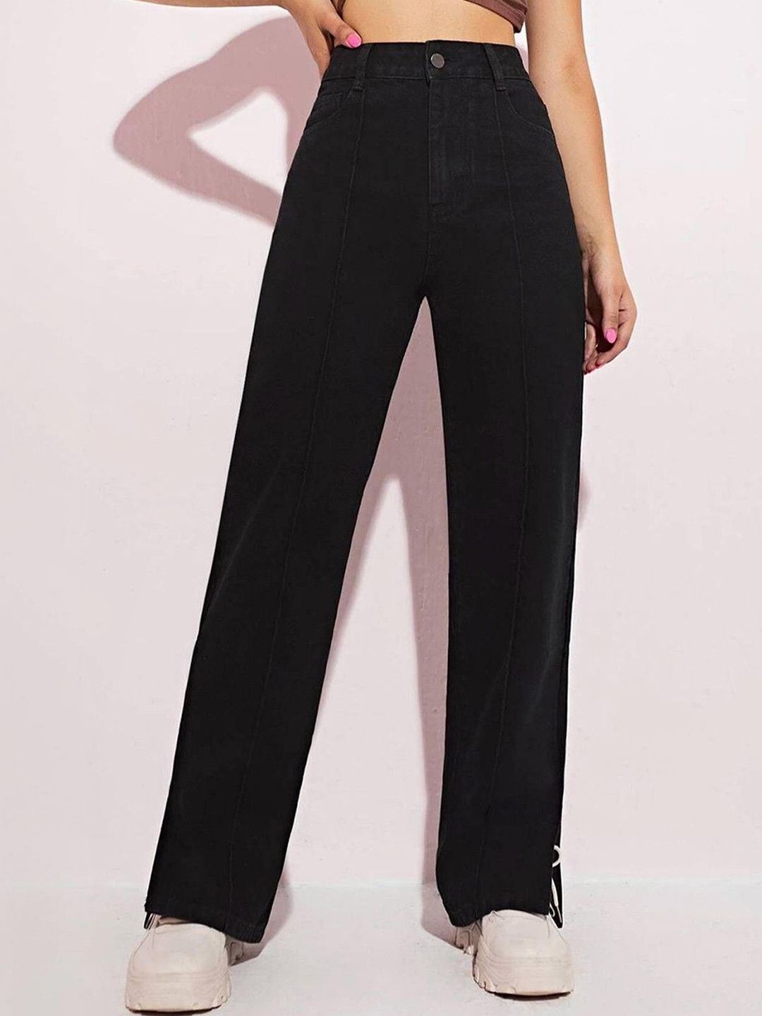 Stylecast X Kotty Women Comfort Straight Fit High-Rise Stretchable Jeans-image-22