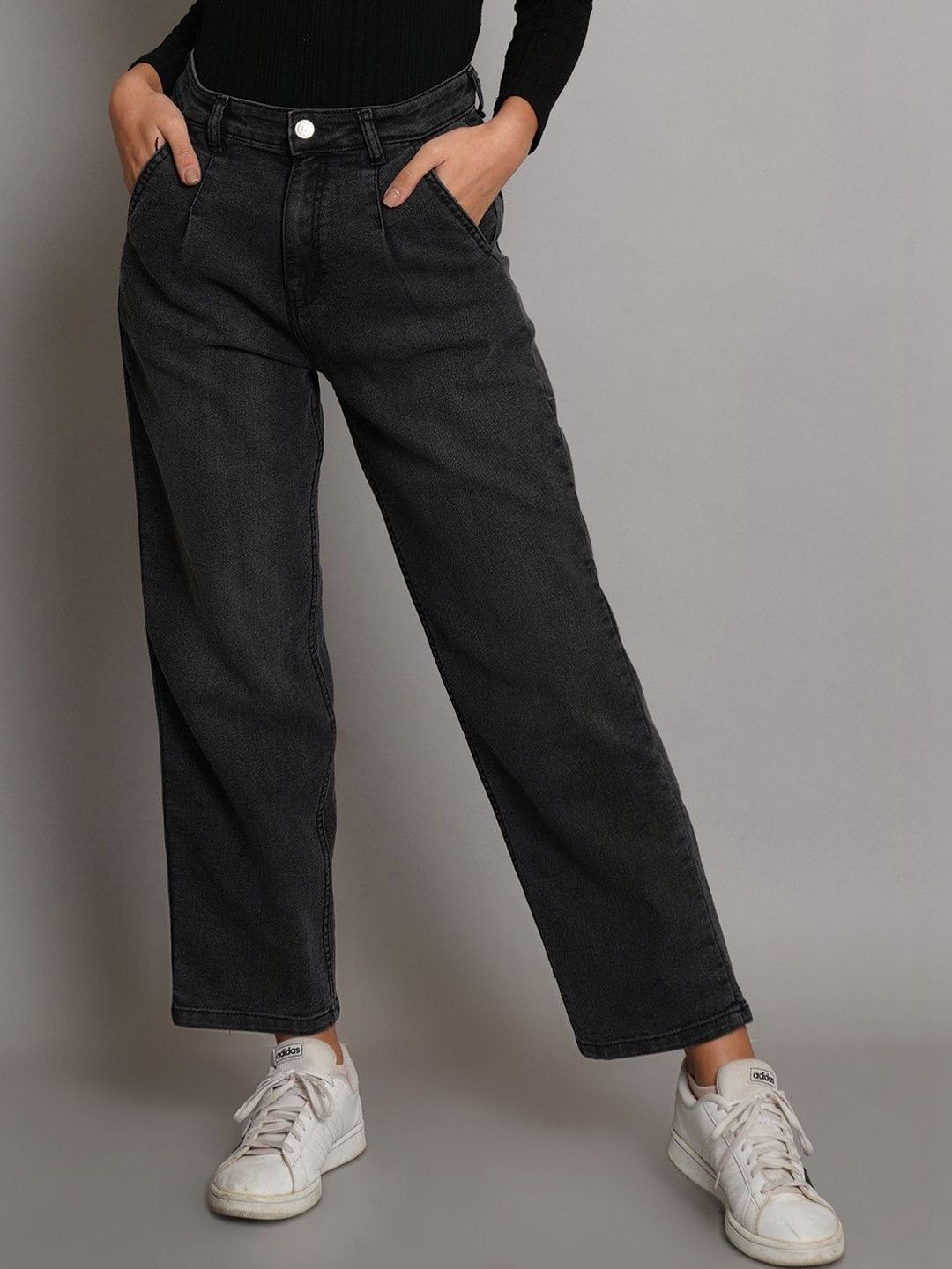 Stylecast X Kotty Women Jean Straight Fit Mid-Rise Stretchable Jeans-picture-25