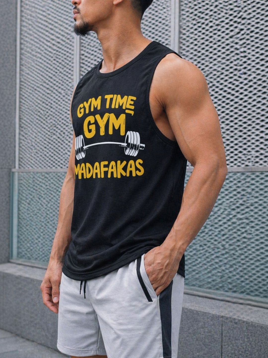 SCUBA Printed Gym Vest-picture-34