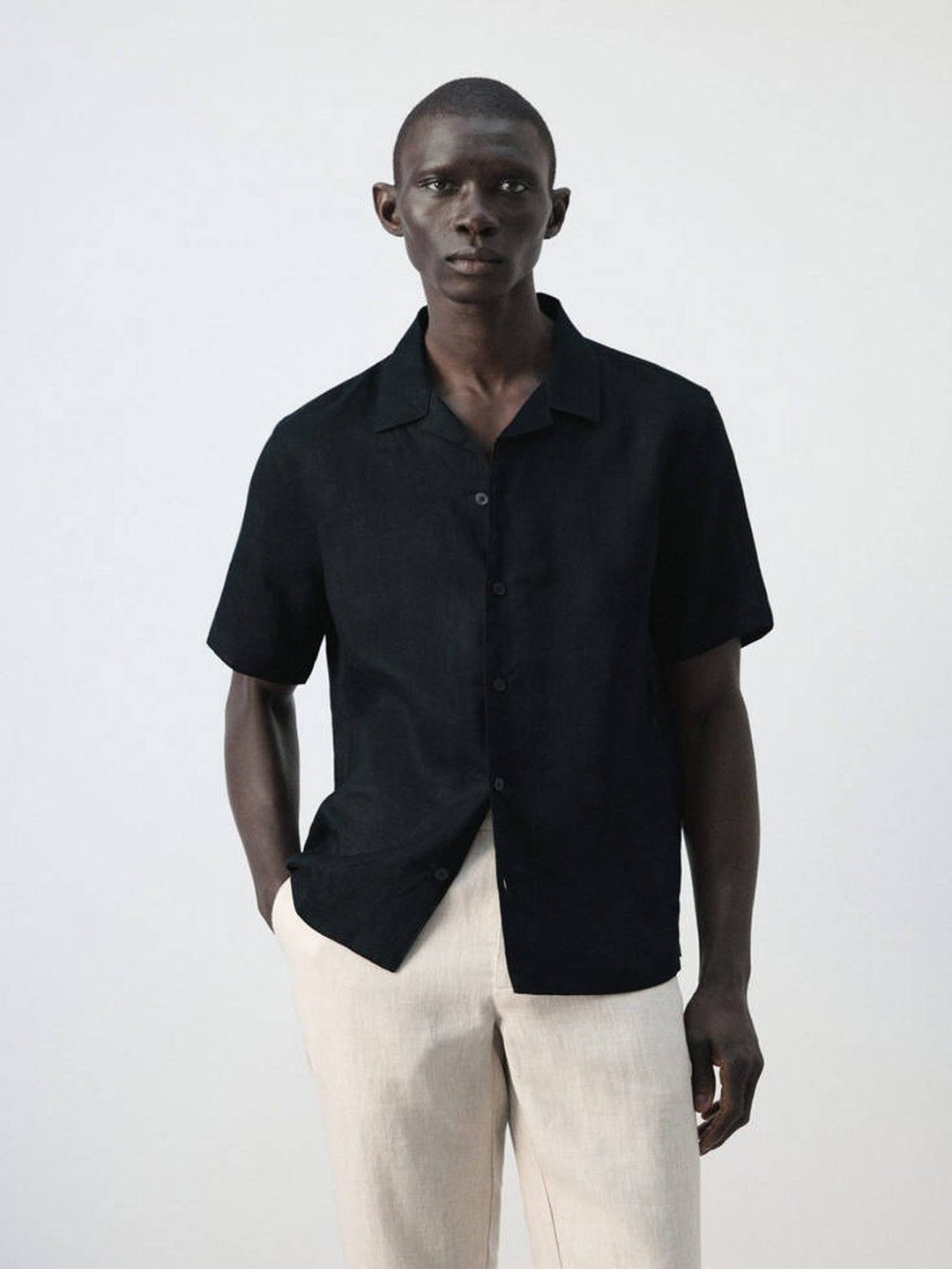 MANGO MAN Pure Linen Casual Shirt-picture-16