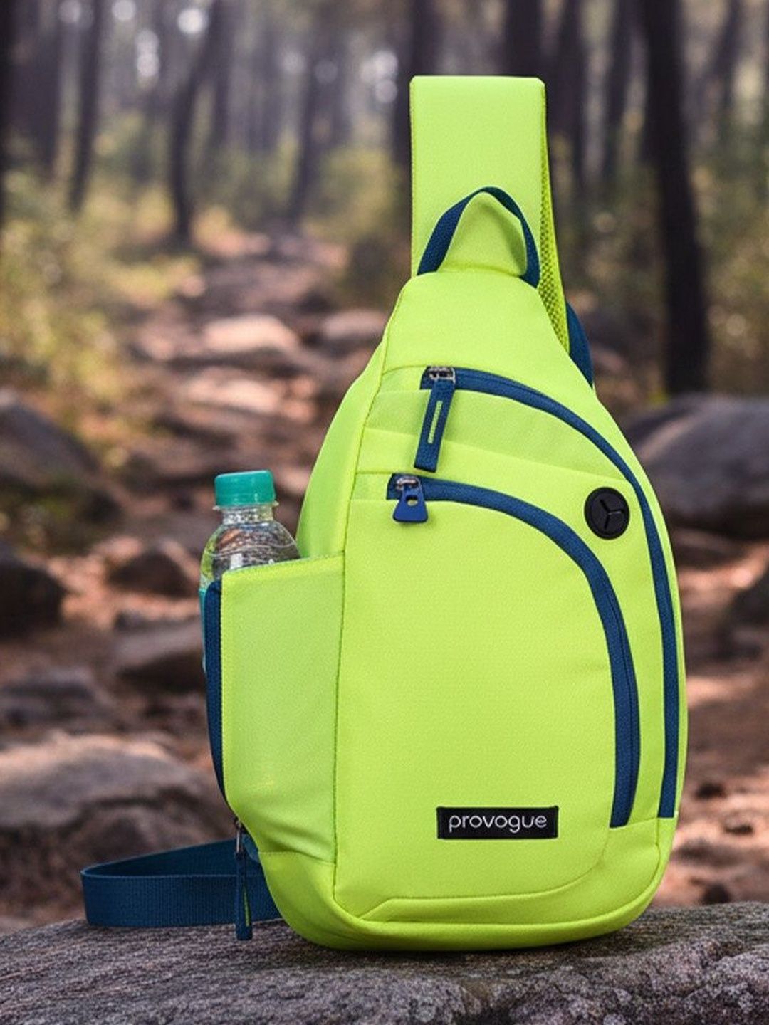 Provogue Unisex Brand Logo Contrast Detail Backpack-picture-15