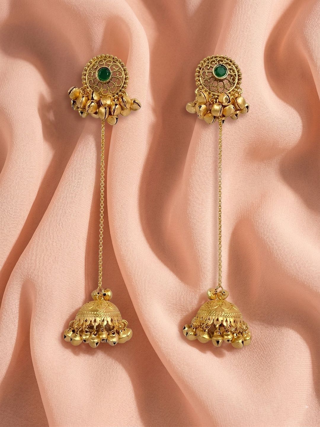 PANASH Circular Jhumkas Earrings-image-45