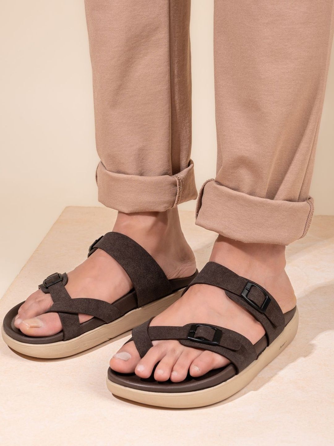 The Roadster Lifestyle Co Men Slip-On Comfort Sandals-picture-58