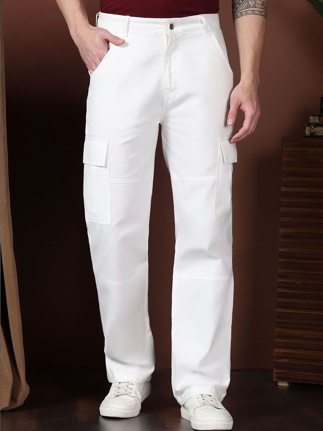 Stylecast X Kotty Men Relaxed Cargos Trousers-picture-19