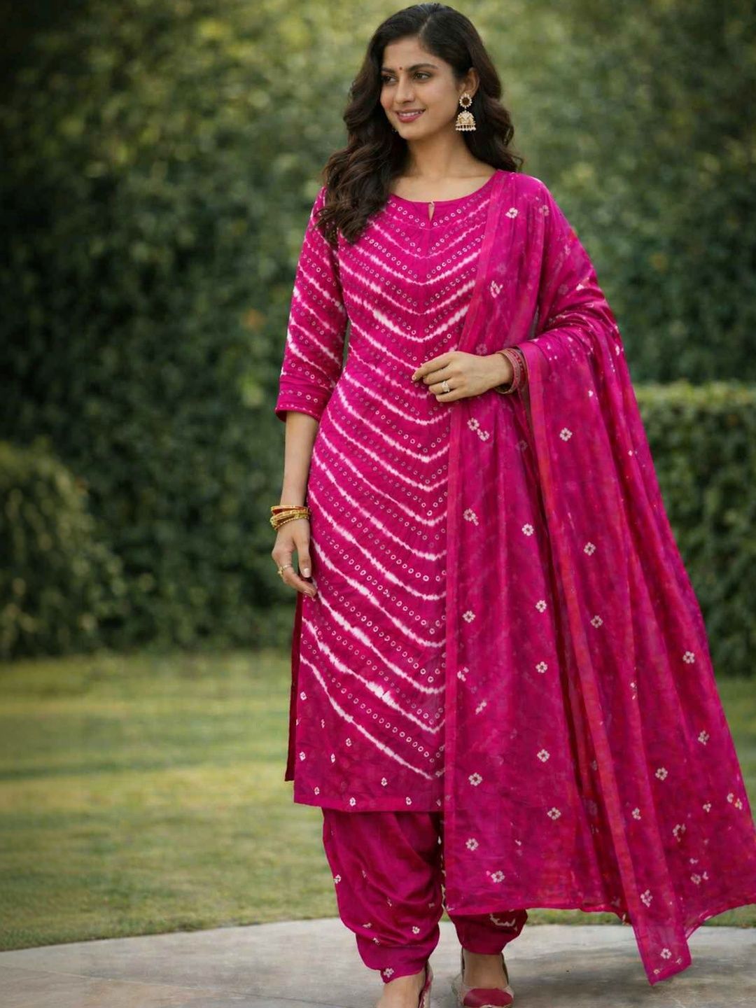 SHREYAM Printed Pure Cotton Unstitched Dress Material-image-47