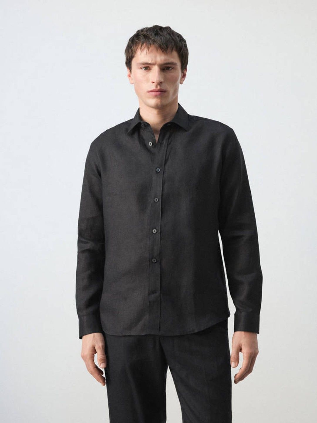 MANGO MAN Pure Linen Casual Shirt-picture-23