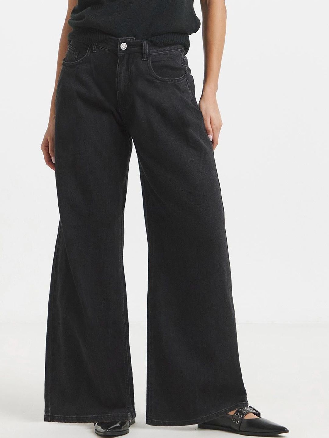 Stylecast X Kotty Women Wide Leg High-Rise Jeans-picture-26