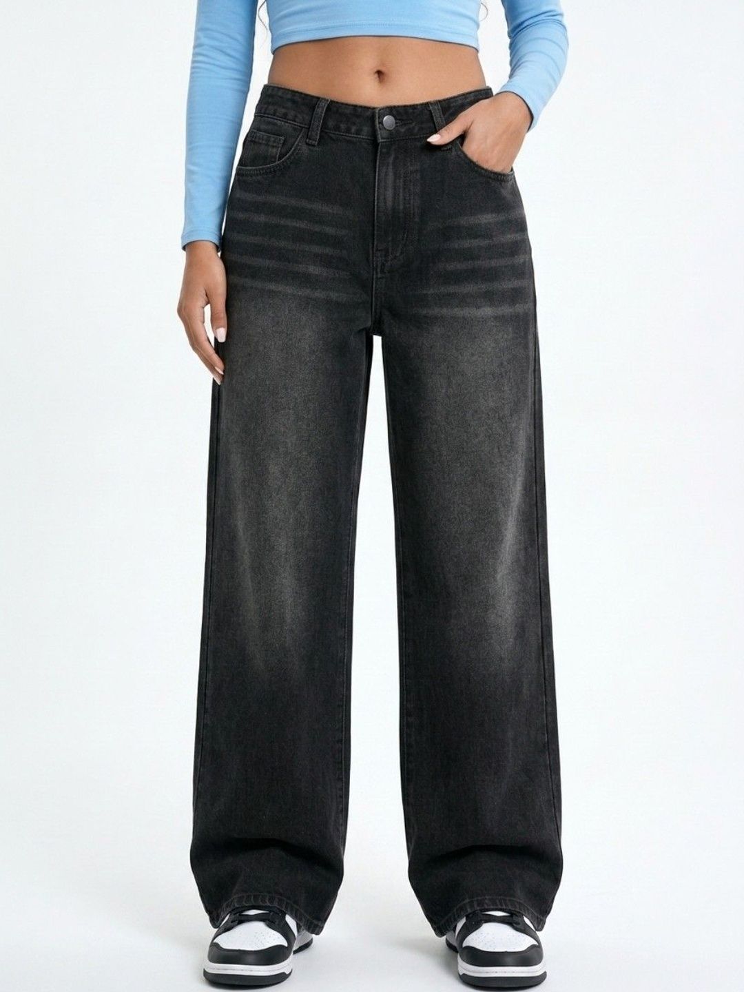 R.Code by The Roadster Life Co. High-Rise Light Fade Acid Wash Stretchable Jeans-picture-34