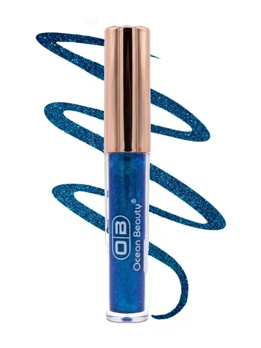 OB Ocean Beauty Waterproof Liquid Eyeliner - 1.2 ml - Blue 01-image-22