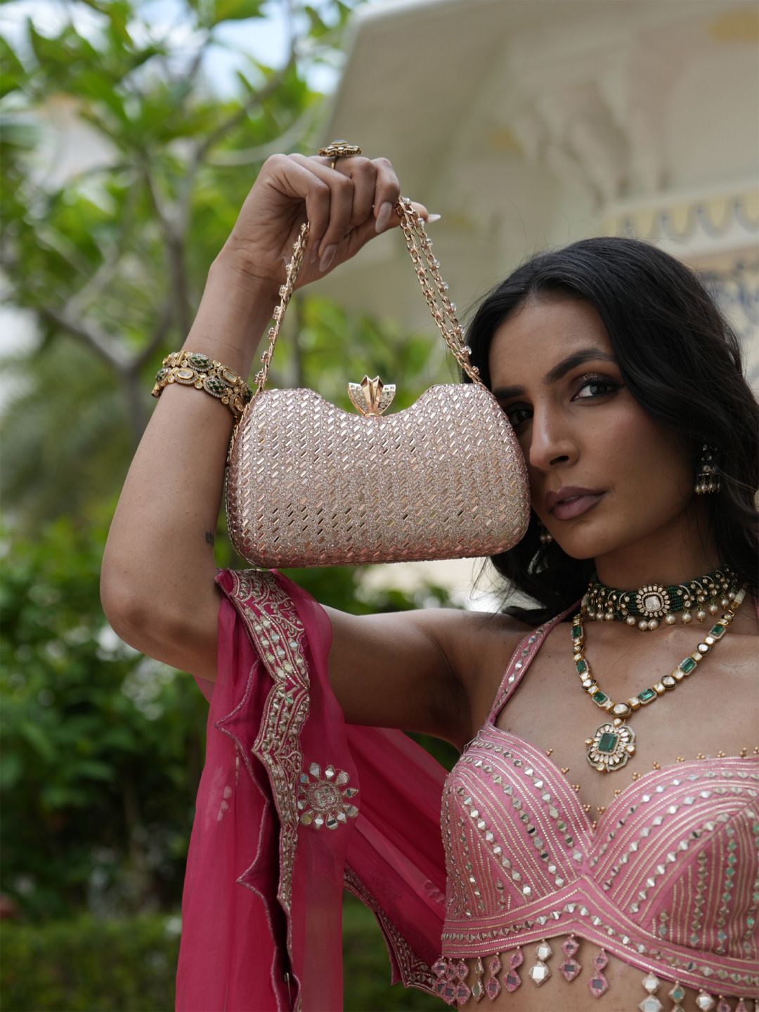 LAVIE Signature Embellished Box Clutch-picture-56