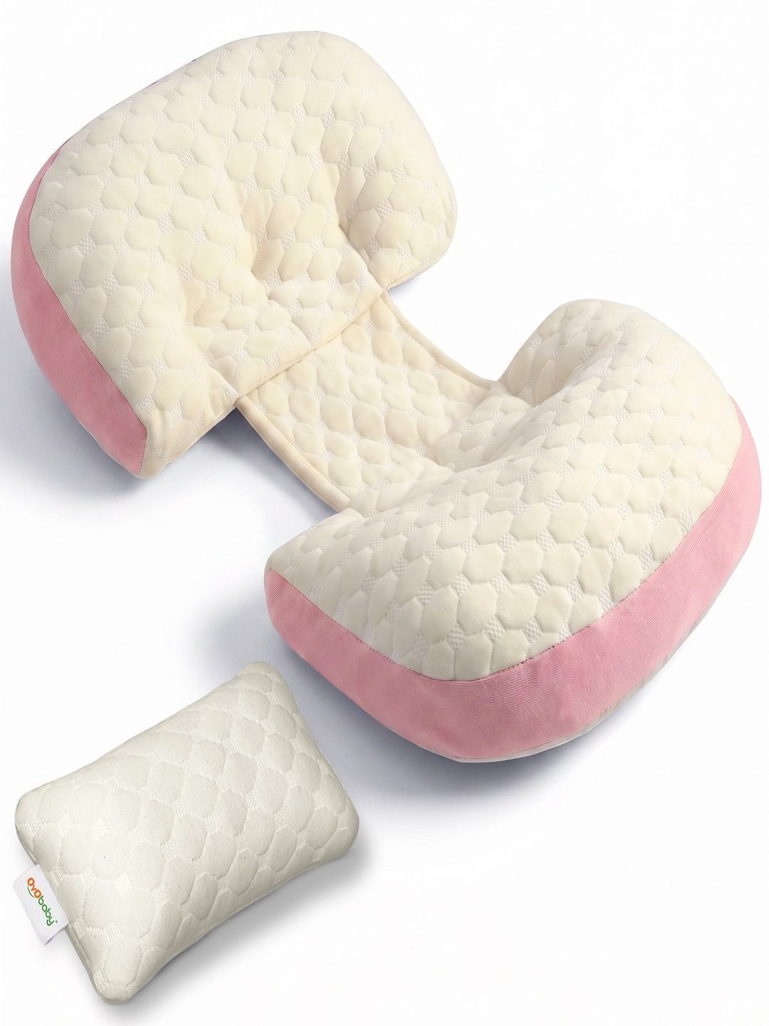 OyO Baby Pink Fibre Filled Cotton Maternity Pillow-picture-31