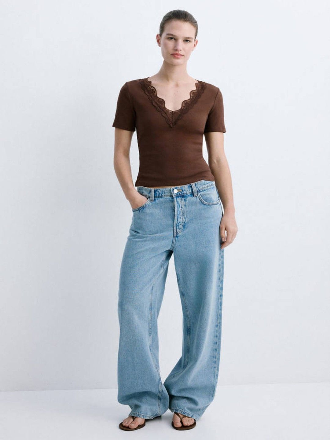 MANGO V-Neck Regular Top-picture-24