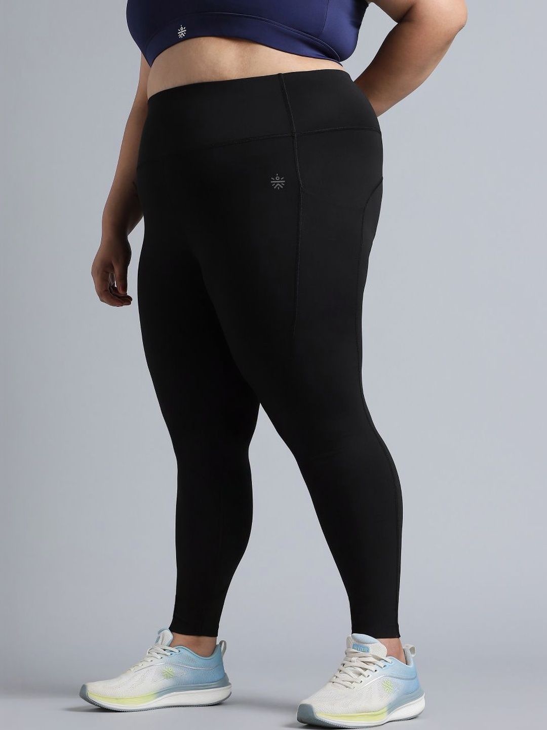 CULT Women's Black the Run Project Comflex Plus Size Tights-picture-31