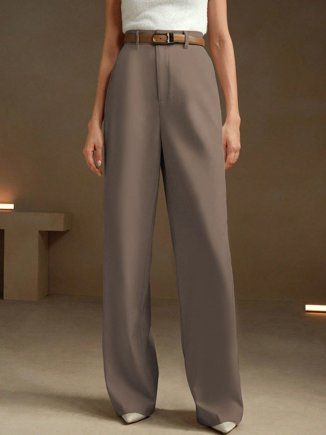 Mast & Harbour Women High-Rise Trousers-picture-26