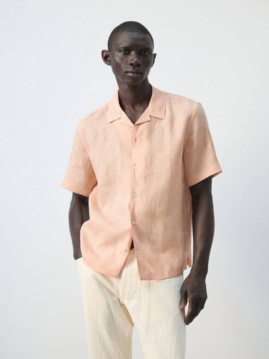 MANGO MAN Pure Linen Casual Shirt-picture-15