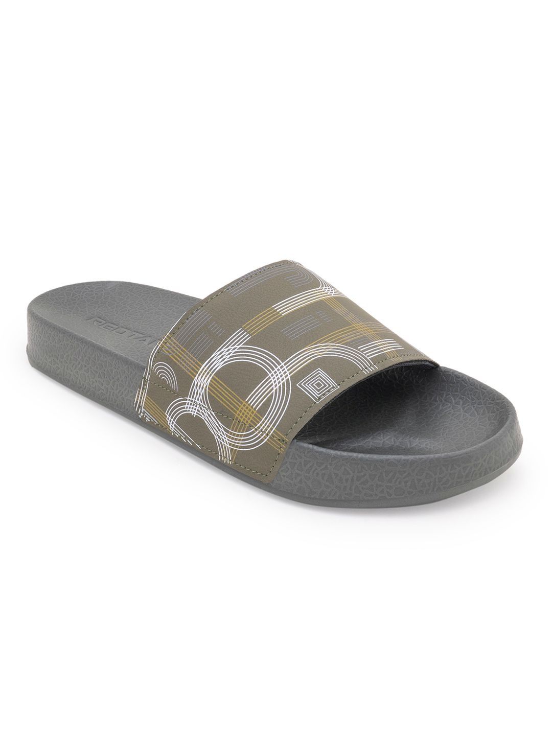 Red Tape Men Printed Sliders-picture-43