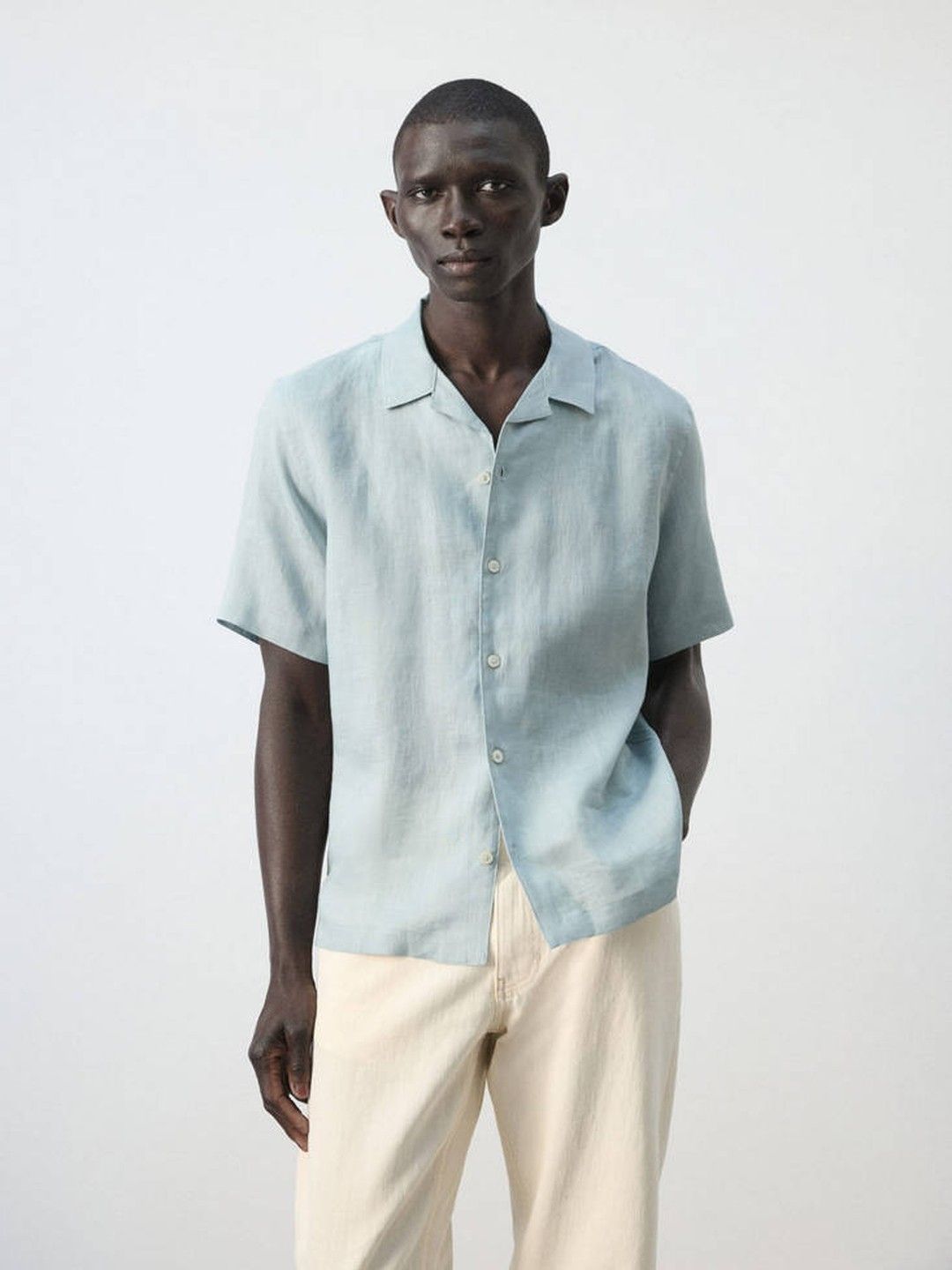 MANGO MAN Pure Linen Casual Shirt-picture-39