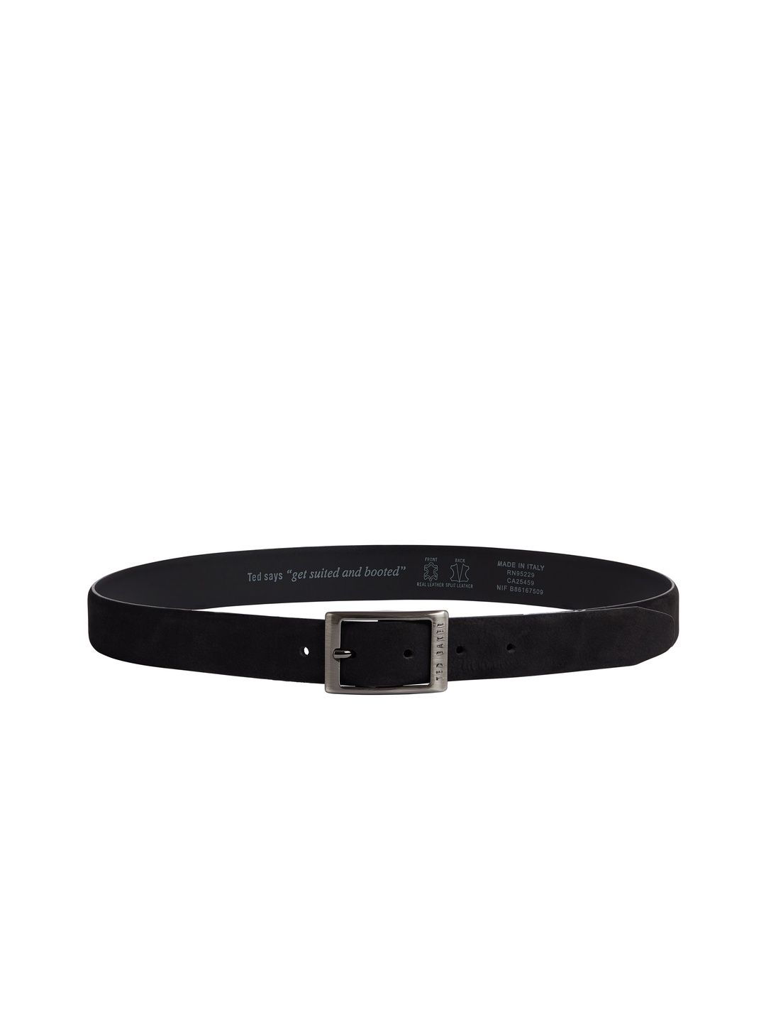 Ted Baker Men Black Leather Single-Pin Buckle Belt-picture-20