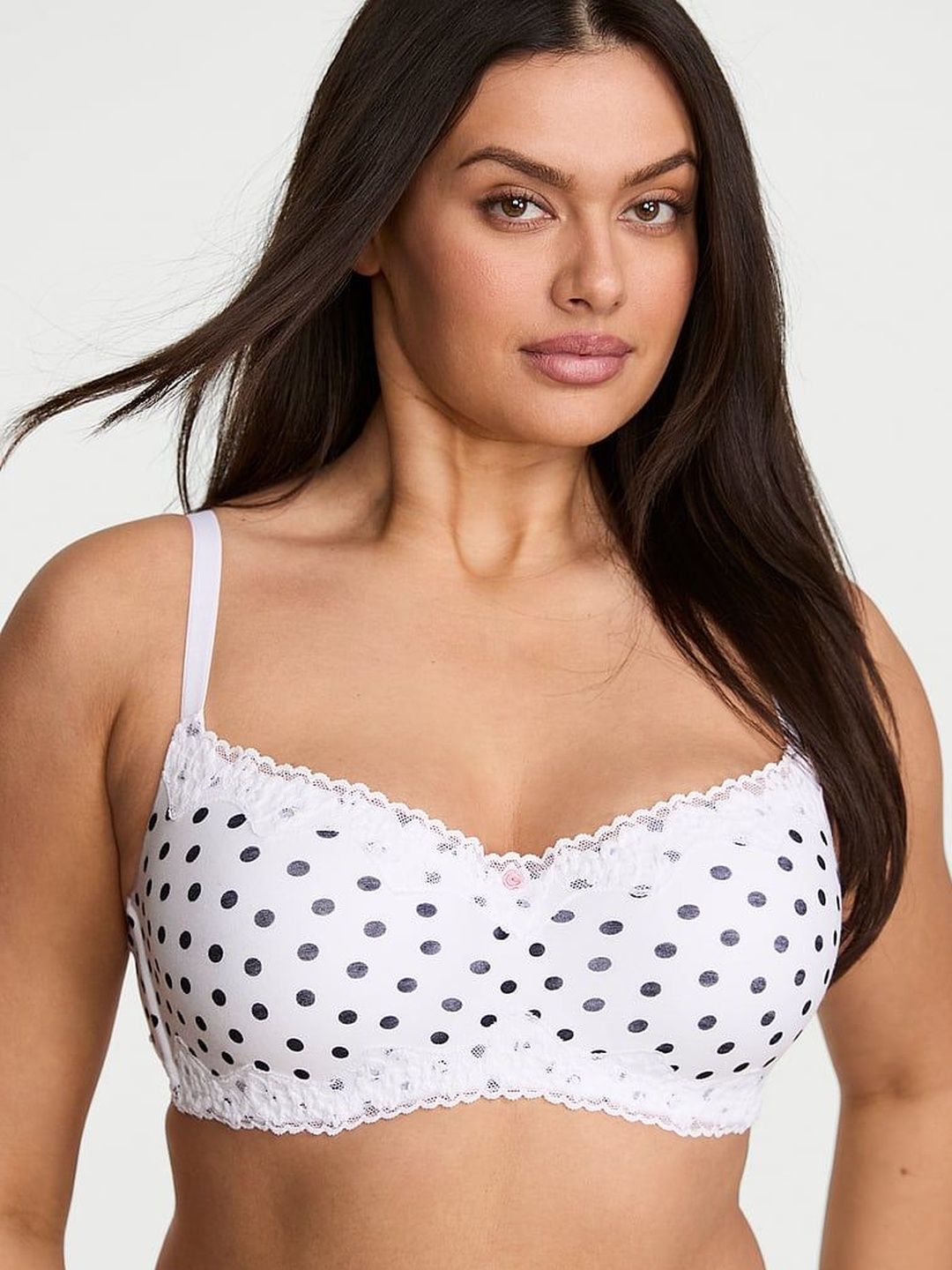 Victoria's Secret Polka Dot Bra Medium Coverage Underwired Lightly Padded-picture-52