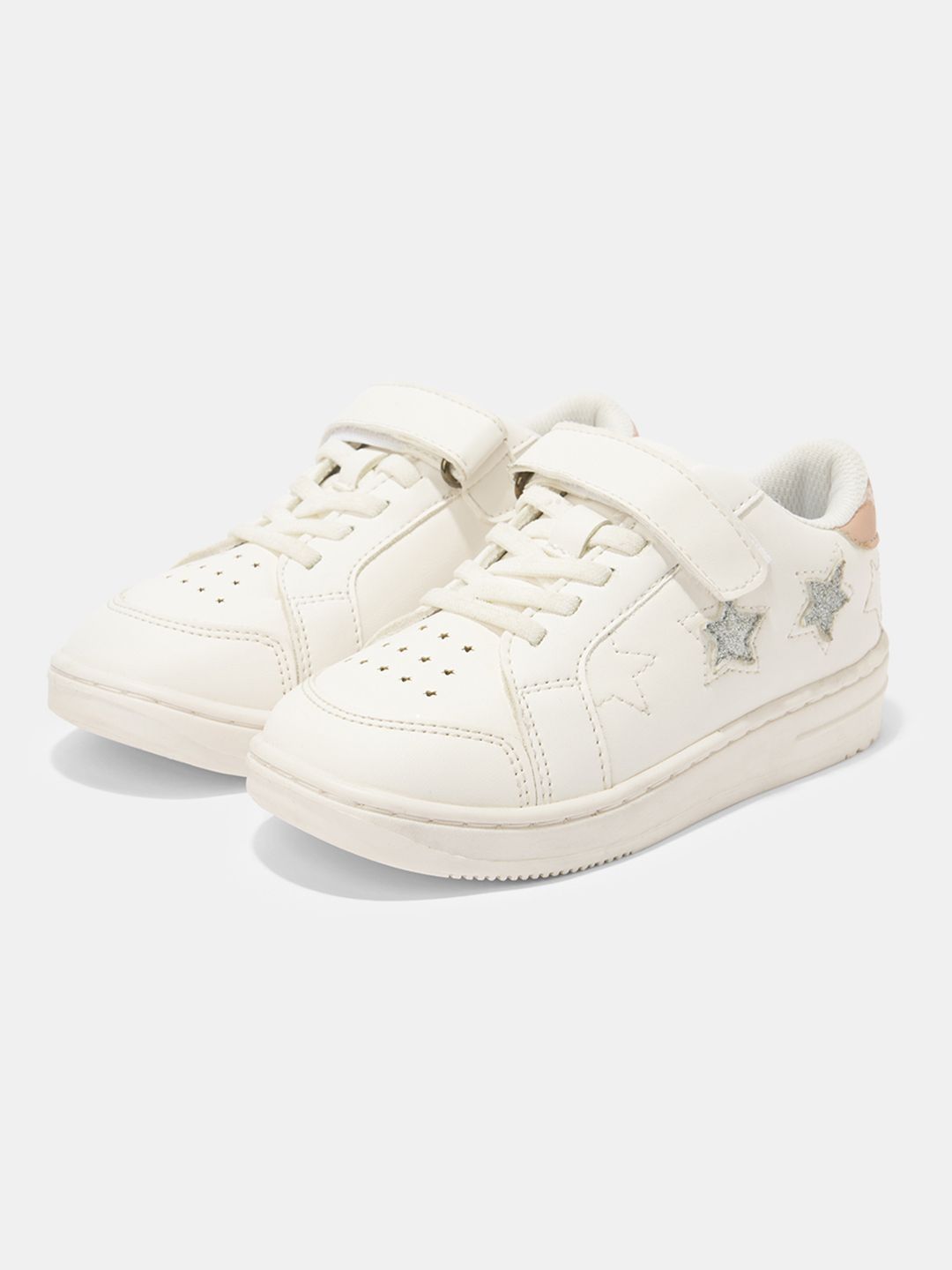 Pantaloons Junior Girls Textured PU Sneakers-picture-52