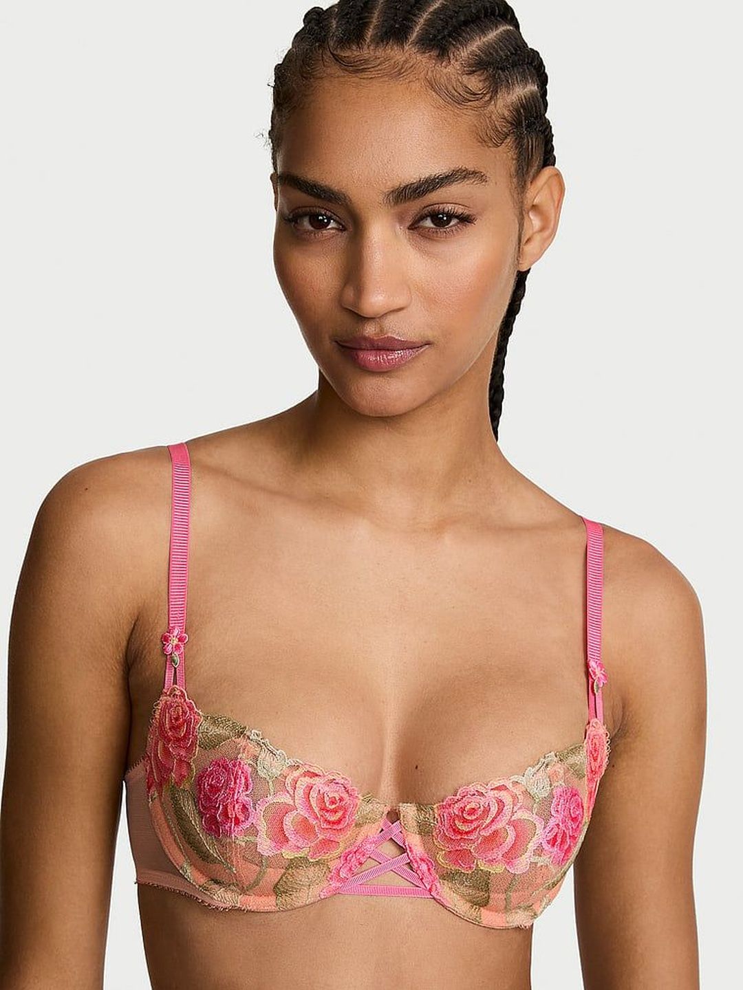 Victoria's Secret Floral Bra Medium Coverage Underwired-picture-36