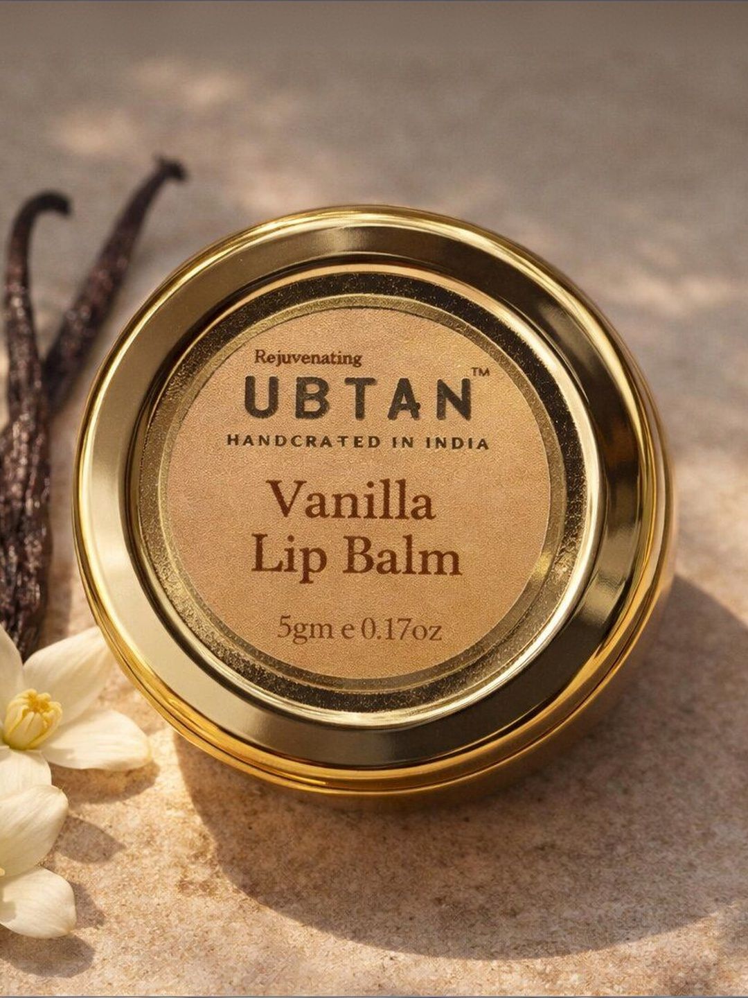 Rejuvenating UBTAN Vanilla Lip Balm For Chapped Lips - 5 g-image-19