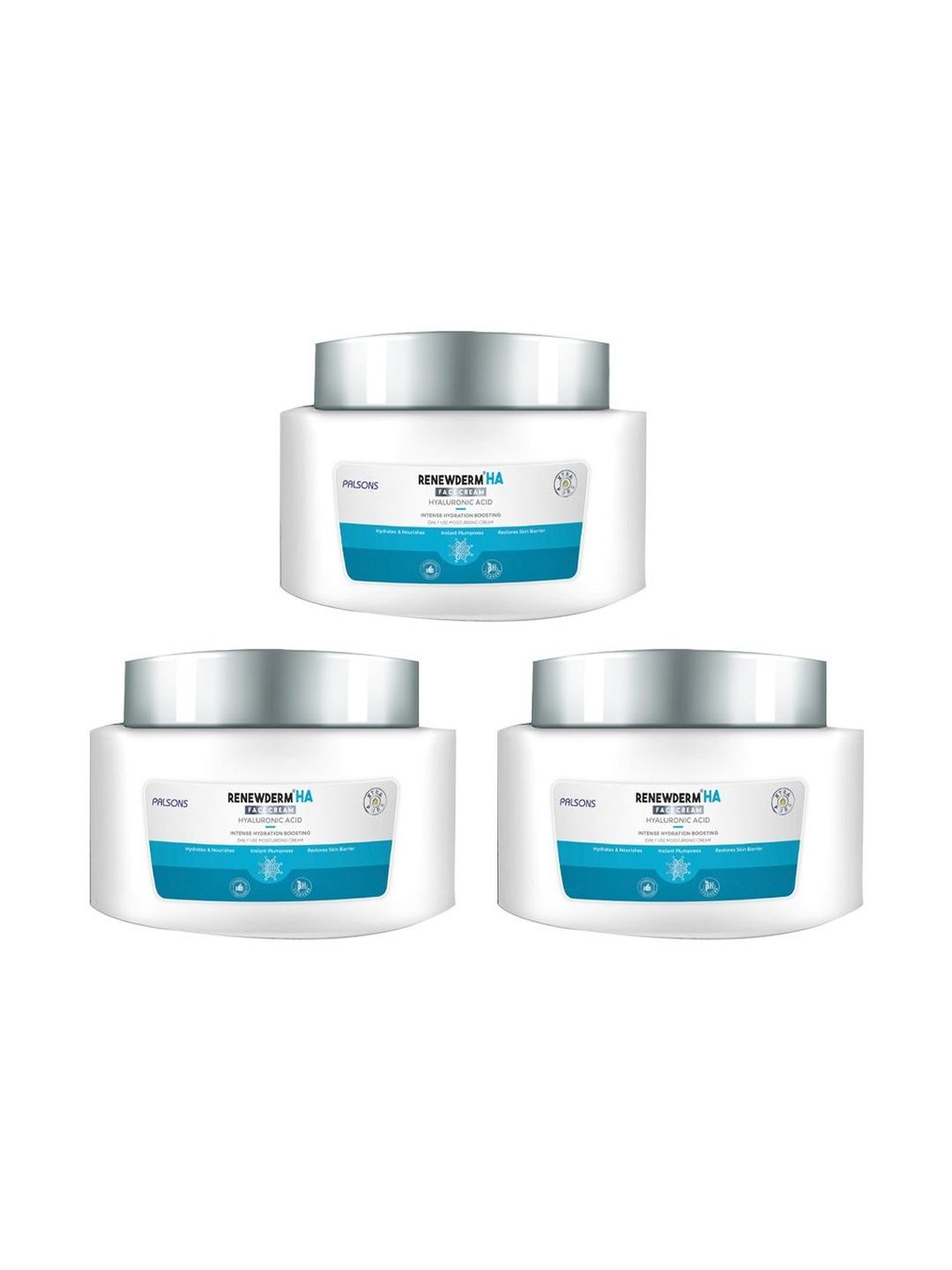 Renewderm Set Of 3 Hyaluronic Acid Face Cream For Intense Hydration - 40 g Each-picture-53