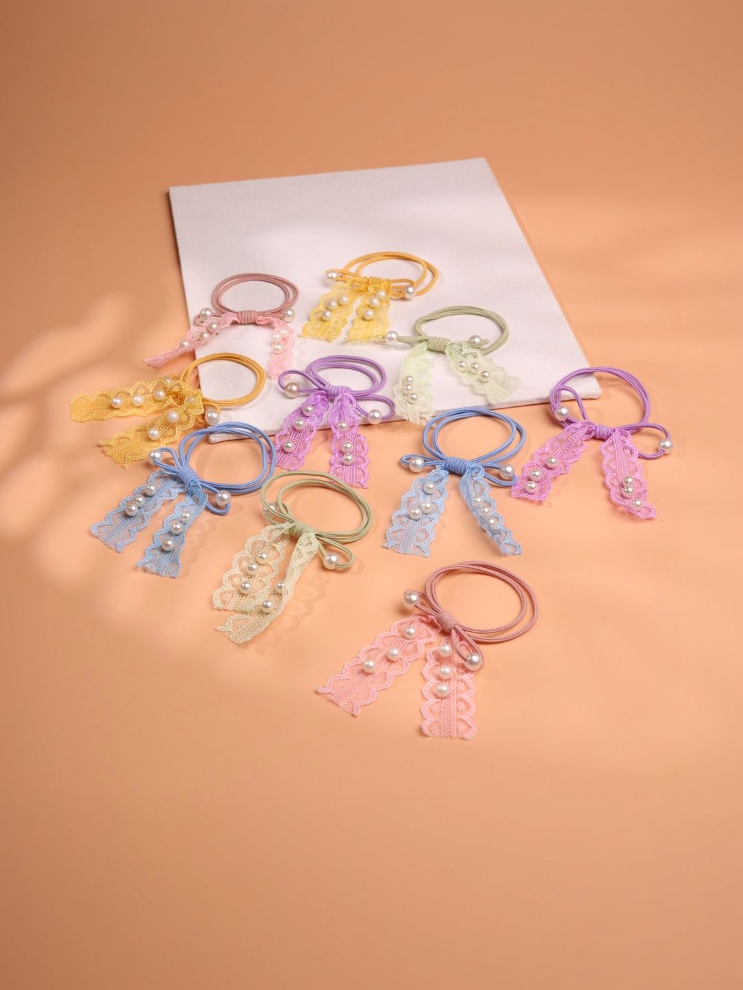 Choko Girls Embellished Ponytail Holders-image-45