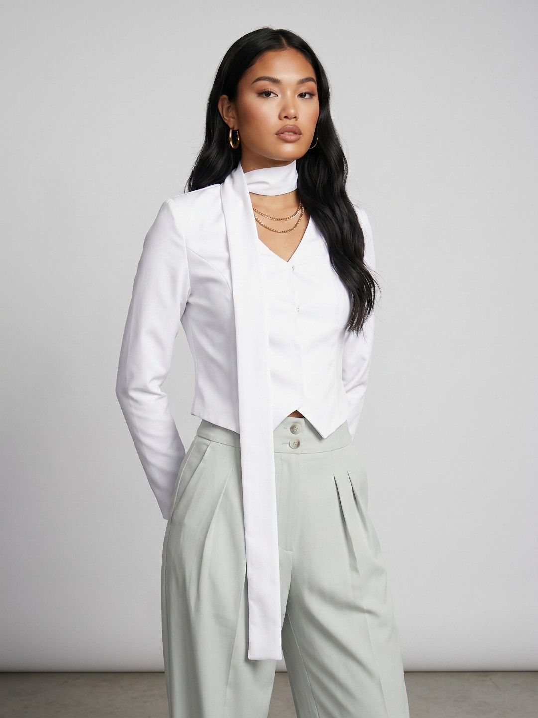 Phosphorus x The Devil Wears Prada V-Neck Single Breasted Casual Blazer-picture-13
