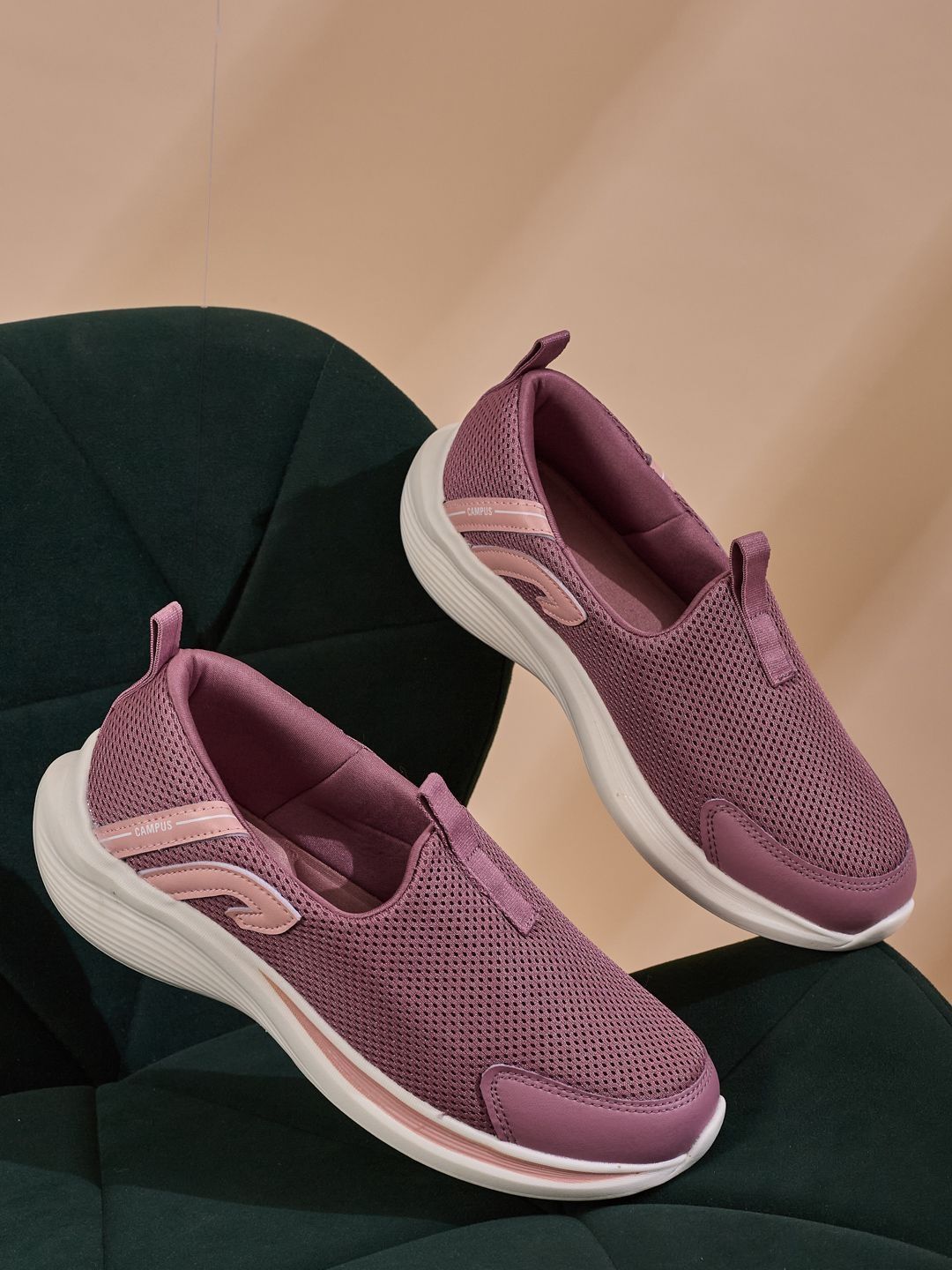 Campus Women Mesh Walking Non-Marking Shoes-image-37
