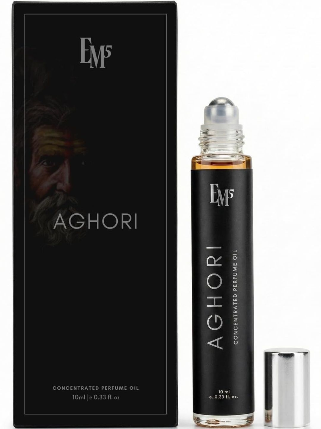 EM5 Men Aghori Long Lasting Roll-On Perfume - 10 ml-image-17