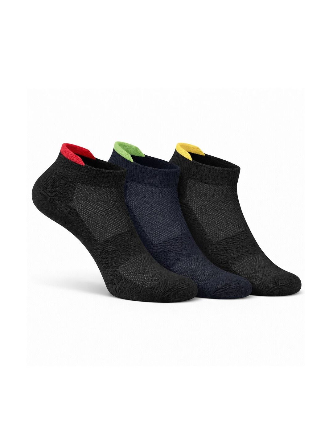 USOXO Unisex Pack of 3 Patterned Ankle Length Socks-picture-14