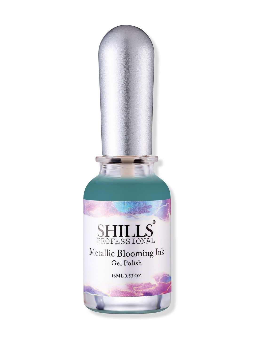 shills professional Metallic Blooming Ink Gel Nail Polish - 16 ml - Blue 19-image-19