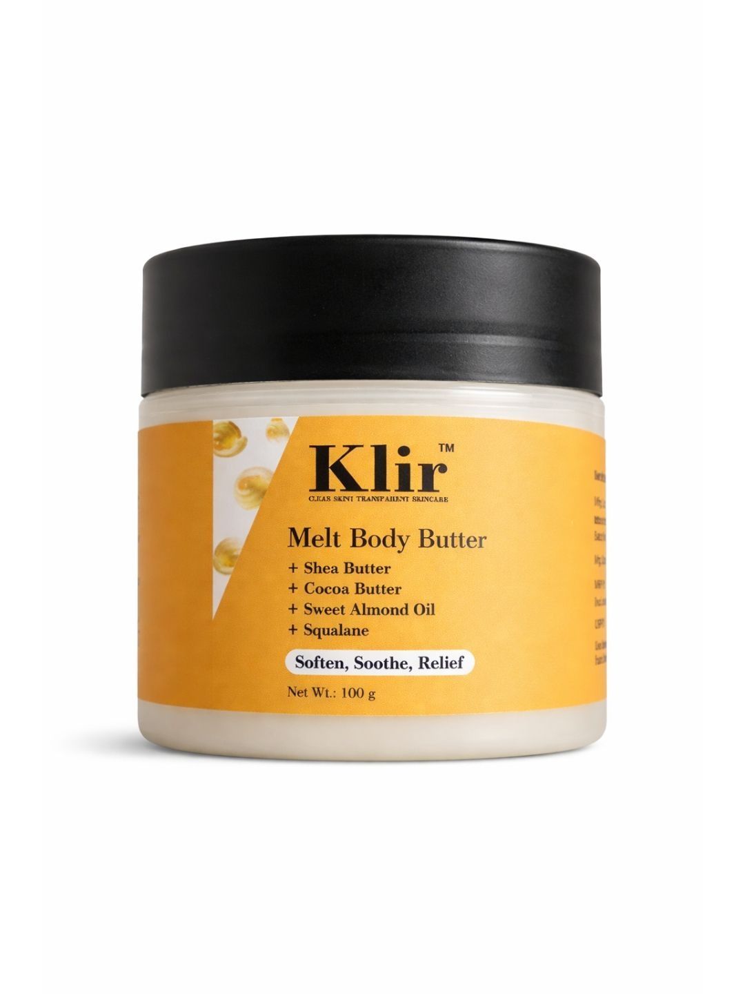 KLIR Melt Body Butter with Shea, Cocoa Butter & Squalane - 100 g-picture-25