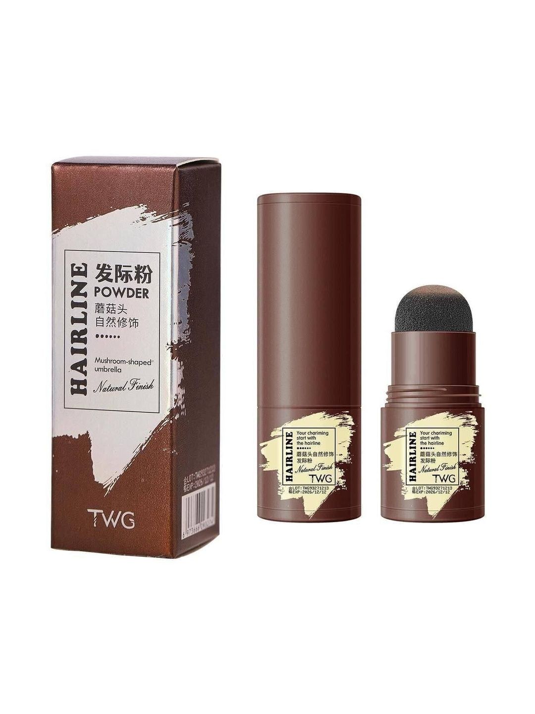 WRYAK Quick Root Touch-Up Hairline Shadow & Eyebrow Powder Stick - 10 g - Brown-picture-38