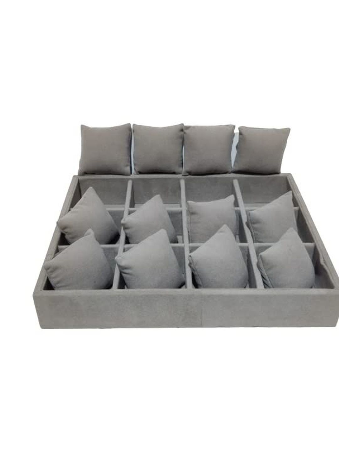 DOOR STEP SHOPPING Grey Set of 1 Regular Jewellery Organiser Organisers-picture-32